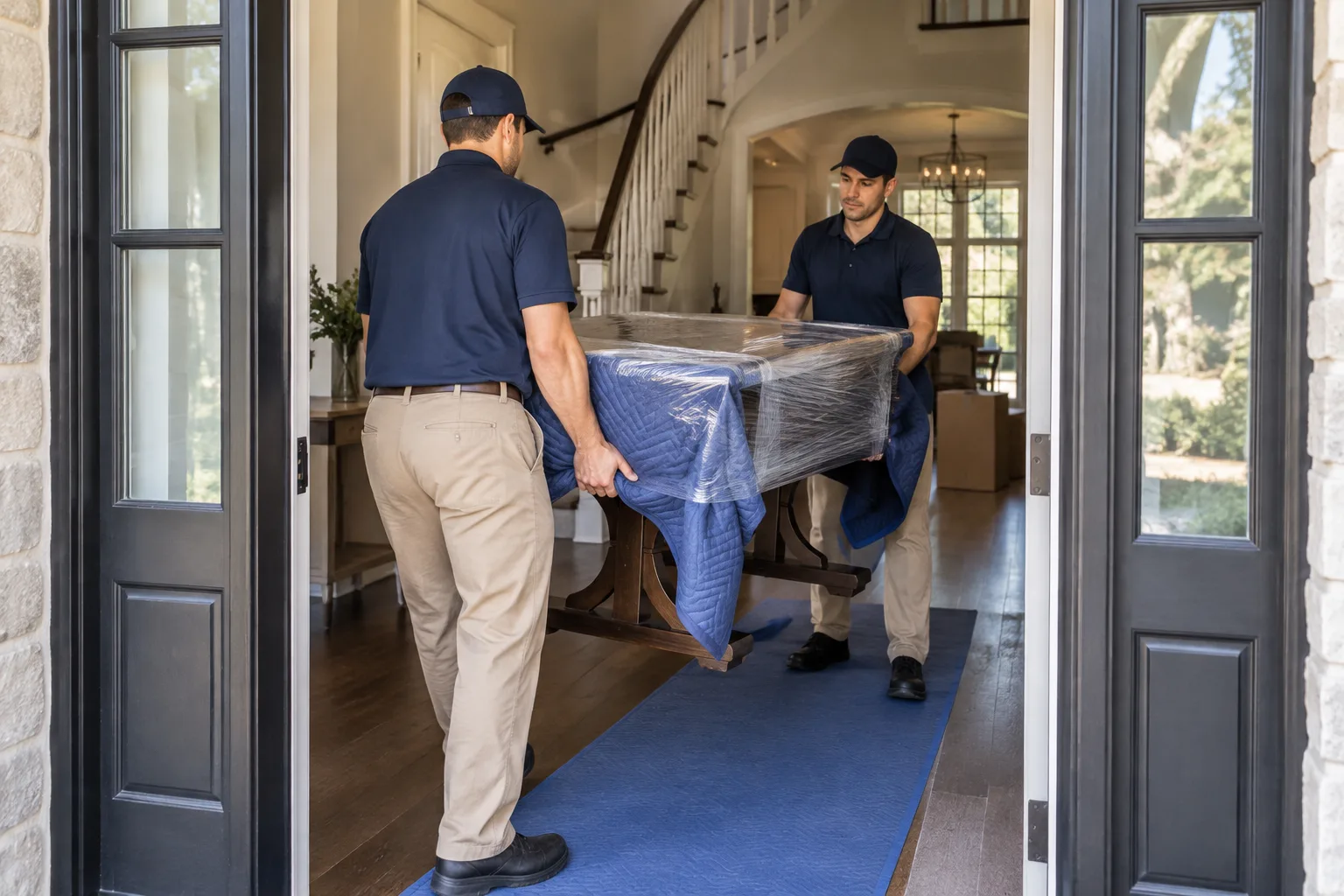 Prepared access for moving labor